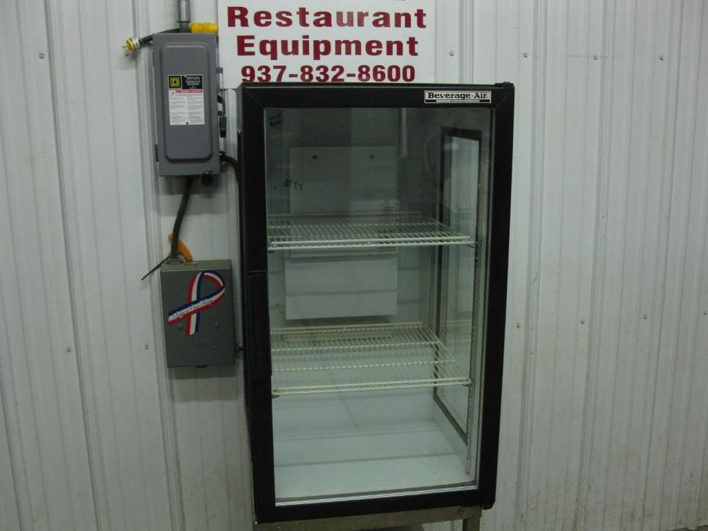 Beverage Air Counter Top One 1 Glass Door Refrigerator Cooler