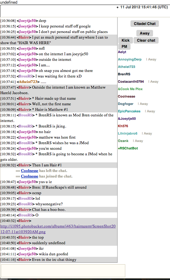 Runescape Chat Logs 11 July 2012 Runescape Wiki Fandom
