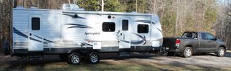 toyota tundra towing travel trailer #4