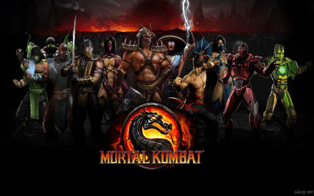 mortal kombat 9 logo wallpaper. mortal kombat 9 logo