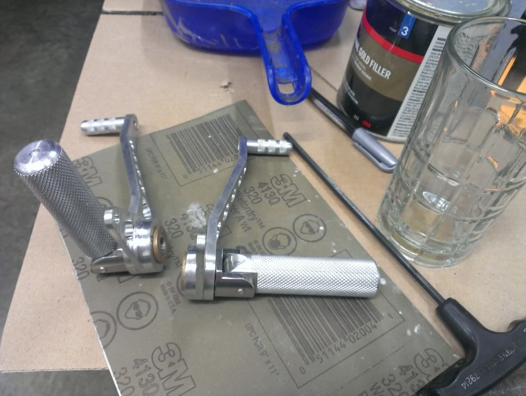 Billet Aluminum Adjustable/Indexable Rear Sets (Made inhouse)