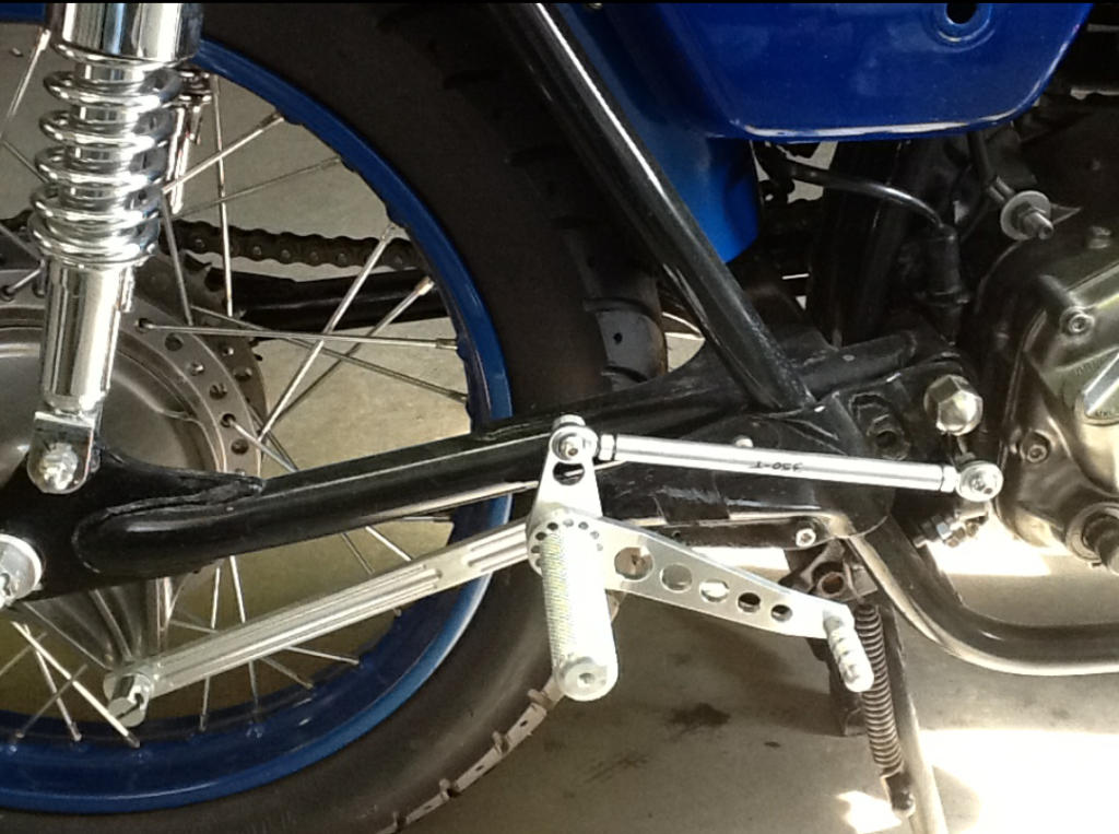 Honda 750 rearsets #7