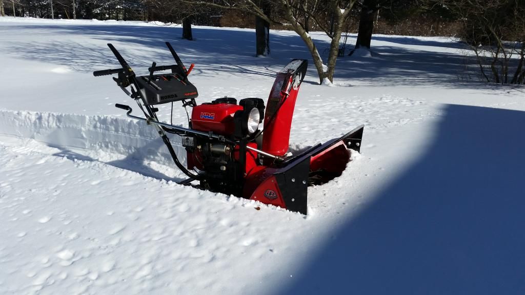 Honda snowblower bucket extension