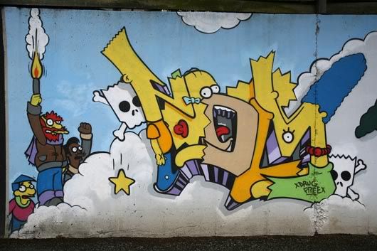 los simpson en graffiti los simpson en graffiti