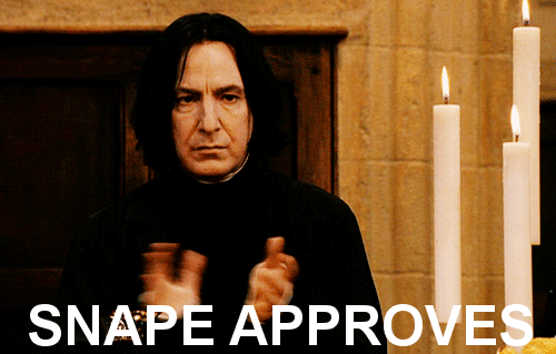 approves gifs photo: Snape Approves snape.gif