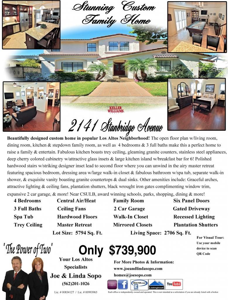 Stunning Custom 4 Bed, 3 Bath Family Home in Long Beach