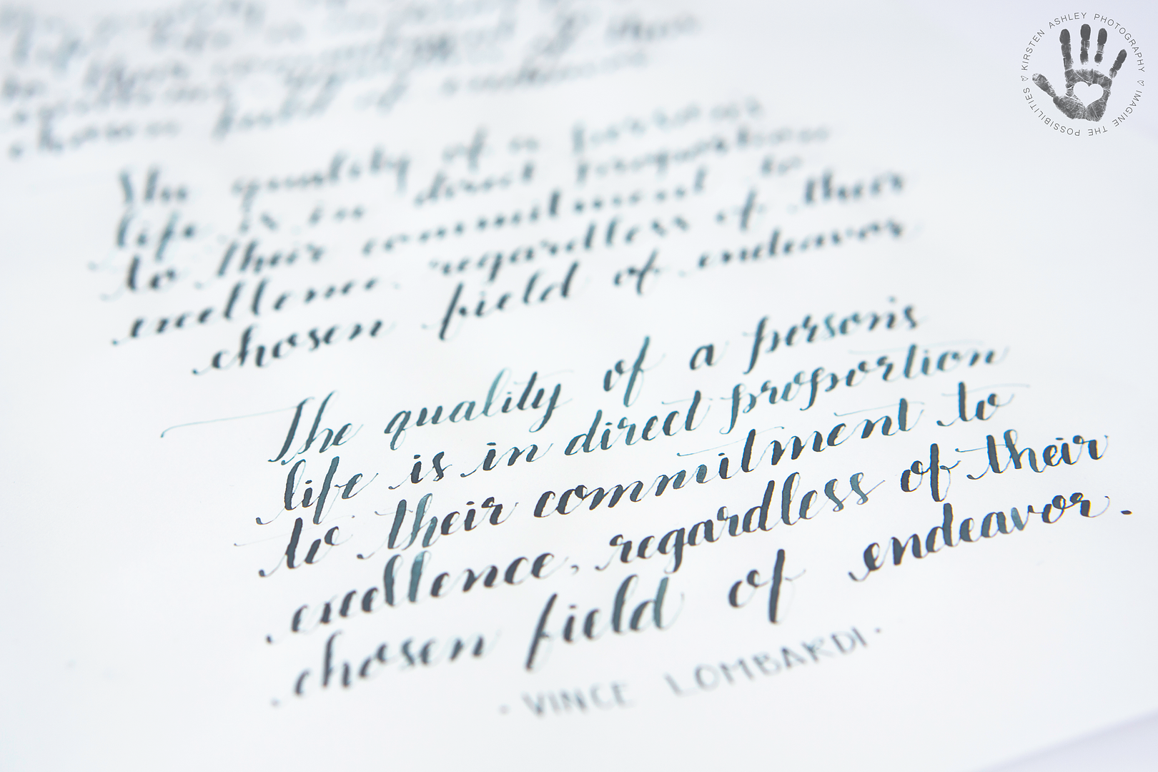 Calligraphy by Kirsten Ashley Photography & Design
