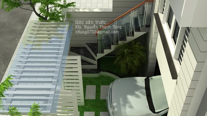 Thiết kế nhà phố 2,5 tầng hiện đại, DT 5x15,5m | ảnh 5