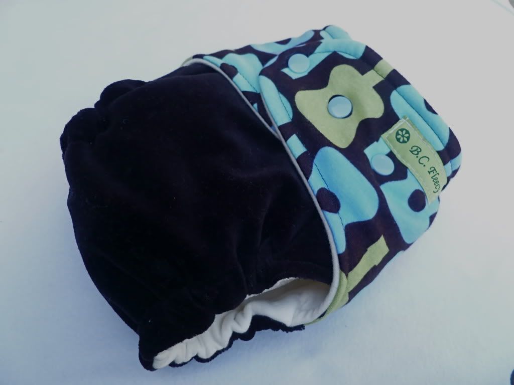"SOFT ROCK" OS Fitted Diaper with Snaps