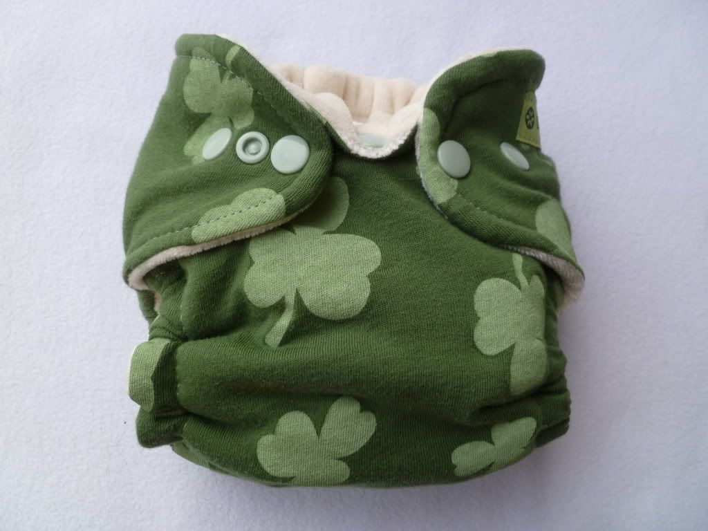 Newborn Fitted with snaps "LIL' LUCKY"