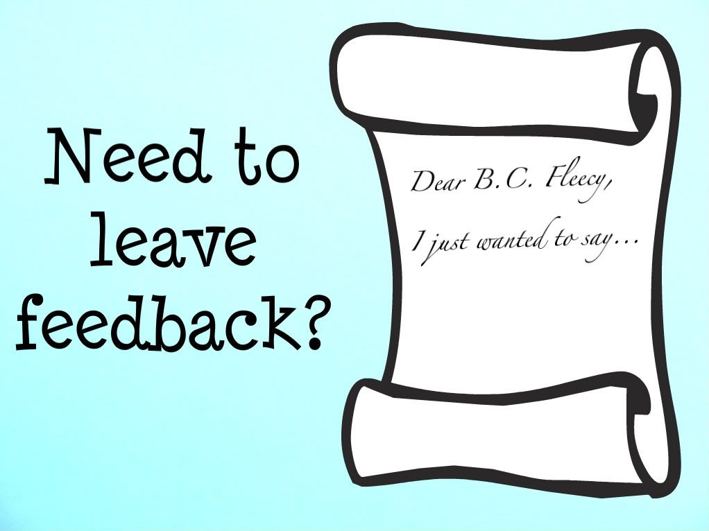 Do you need to leave feedback?