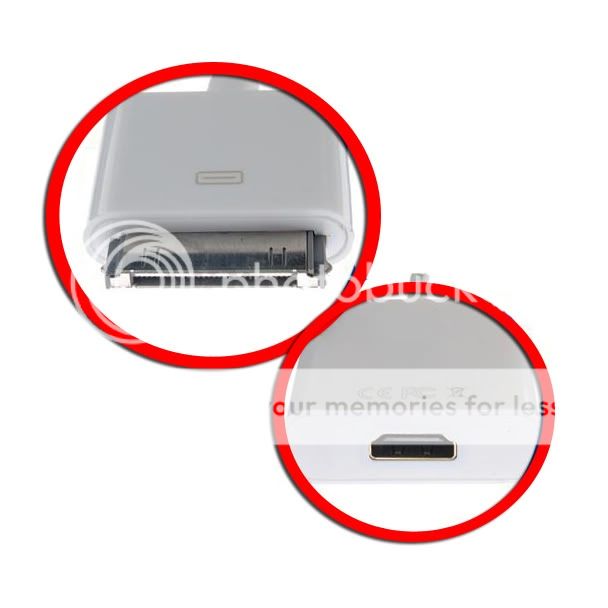 Apple iPhone4 iPhone4G 4S iPad1 iPad2 iPod Touch 4G HDMI Adapter Cable