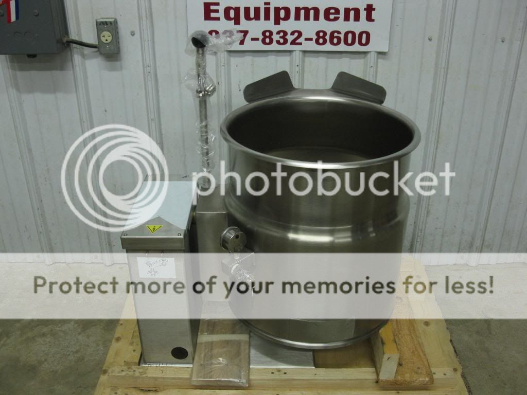   12 Gallon Steam Jacket Stainless Steel Tilt Soup Kettle KET 12 T 48 Qt