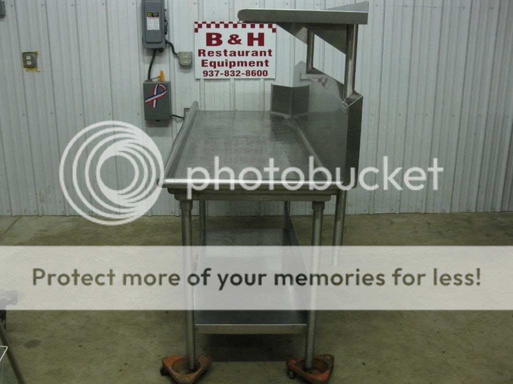 84 Stainless Right Side Clean Dish Table for Hobart Dish Washer 7 w 