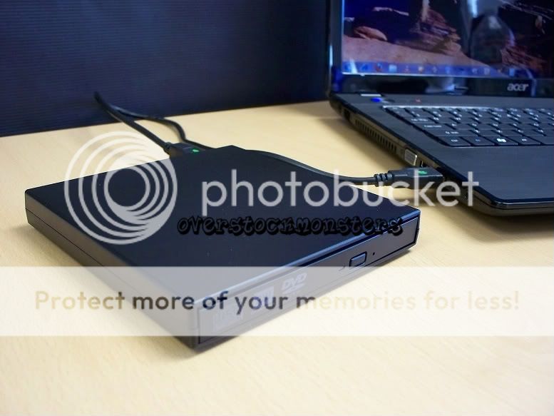 DVD RW +/  CD USB EXTERNAL BURNER WRITER ASUS ACER  