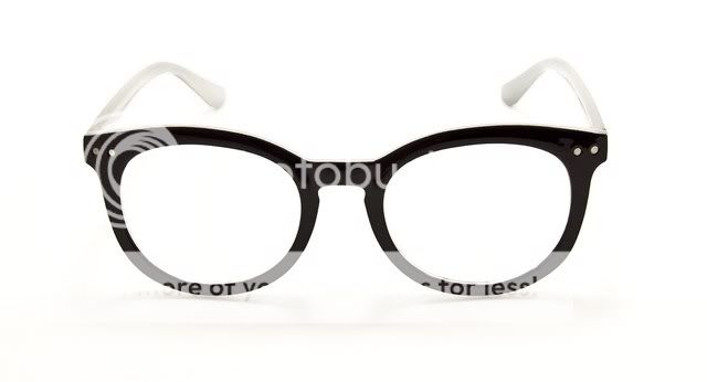 Super Hipster Nerd Round Clear Lens Eye Glasses Vintage  