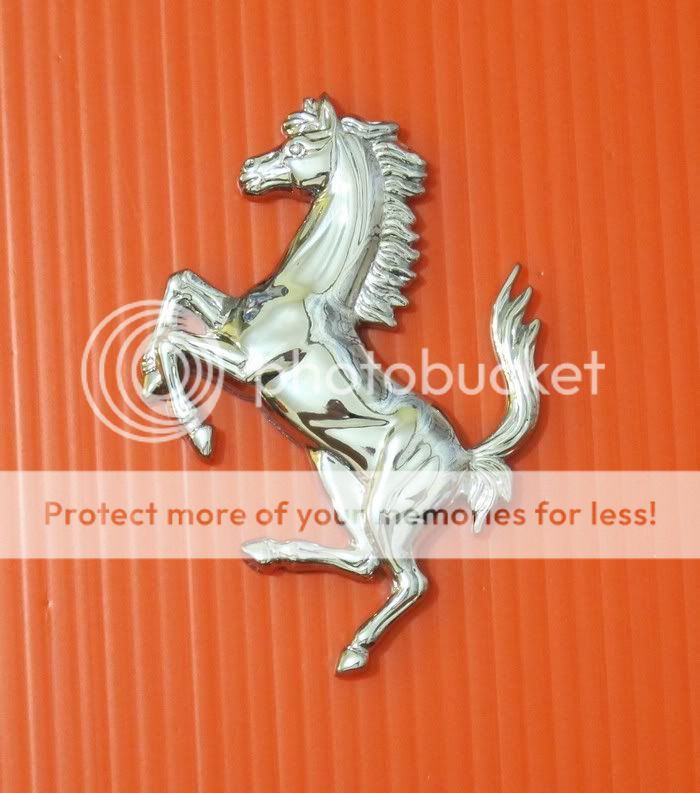 Ferrari Car Horse Logo Grille Trunk Emblem Logo Badge Sticker 1pc