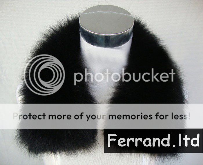 Real Genuine Fox Fur Collar/Scarf/Shawl/Wrap 16 Colors 21,7 inch 