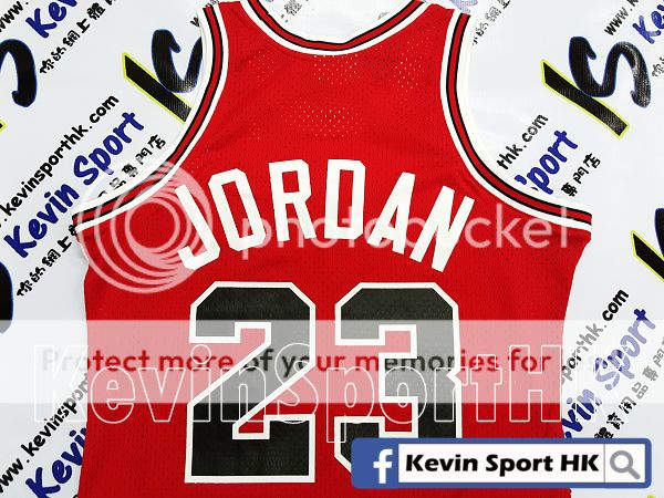 m&n chicago bulls #23 michael jordan 88-89 "the shot" away